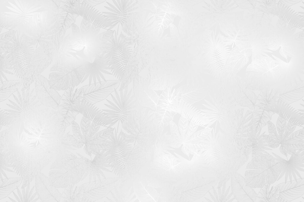 PlateART Duschrückwand Exklusiv Blätter Dschungel weiß glänzend