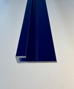 Original PlateART Alu Abschlußprofil Slim 2500mm dunkelblau für 3mm Aluverbundplatten