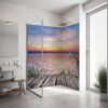 PlateART Eck Duschrückwand Sonnenuntergang MAR_18_21