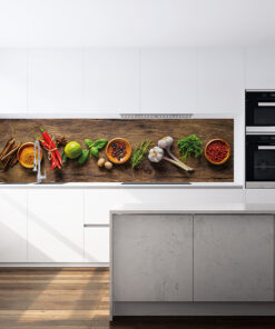 PlateART Küchenrückwand Kräuter & Gewürze