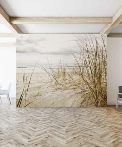 PlateART Duschrückwand Maritim Dünen Gräser Meer Strand sanft