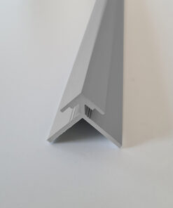 PlateART Außeneck Profil, Alu 3mm, Silber