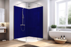 PlateART Duschrückwand Küchenrückwand Wandverkleidung RAL 5002 Ultramarinblau