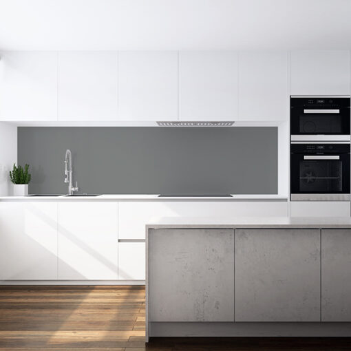 PlateART Küchenrückwand Grau