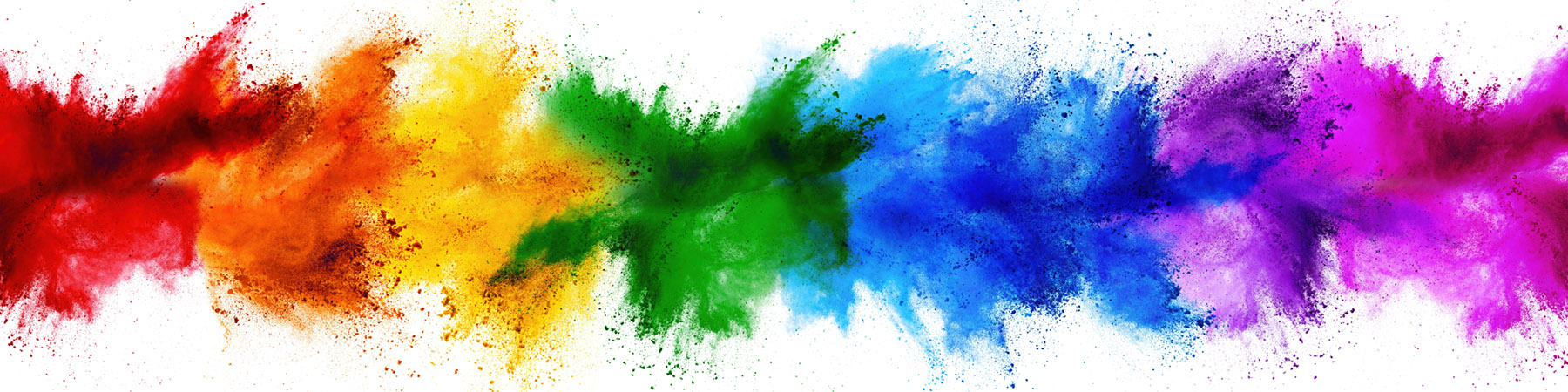 PlateART Küchenrückwand Farben bunt Farbexplosion