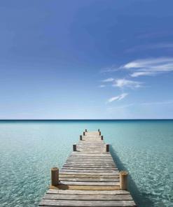 PlateART Duschrückwand Steg Malediven K_05_16