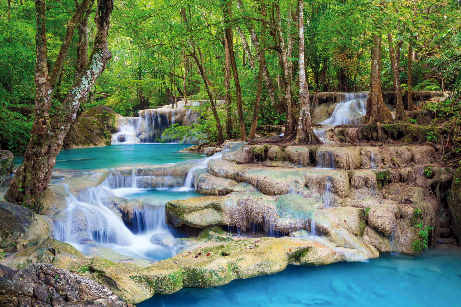 PlateART Eck Duschrückwand Wasserfall WF_03_16